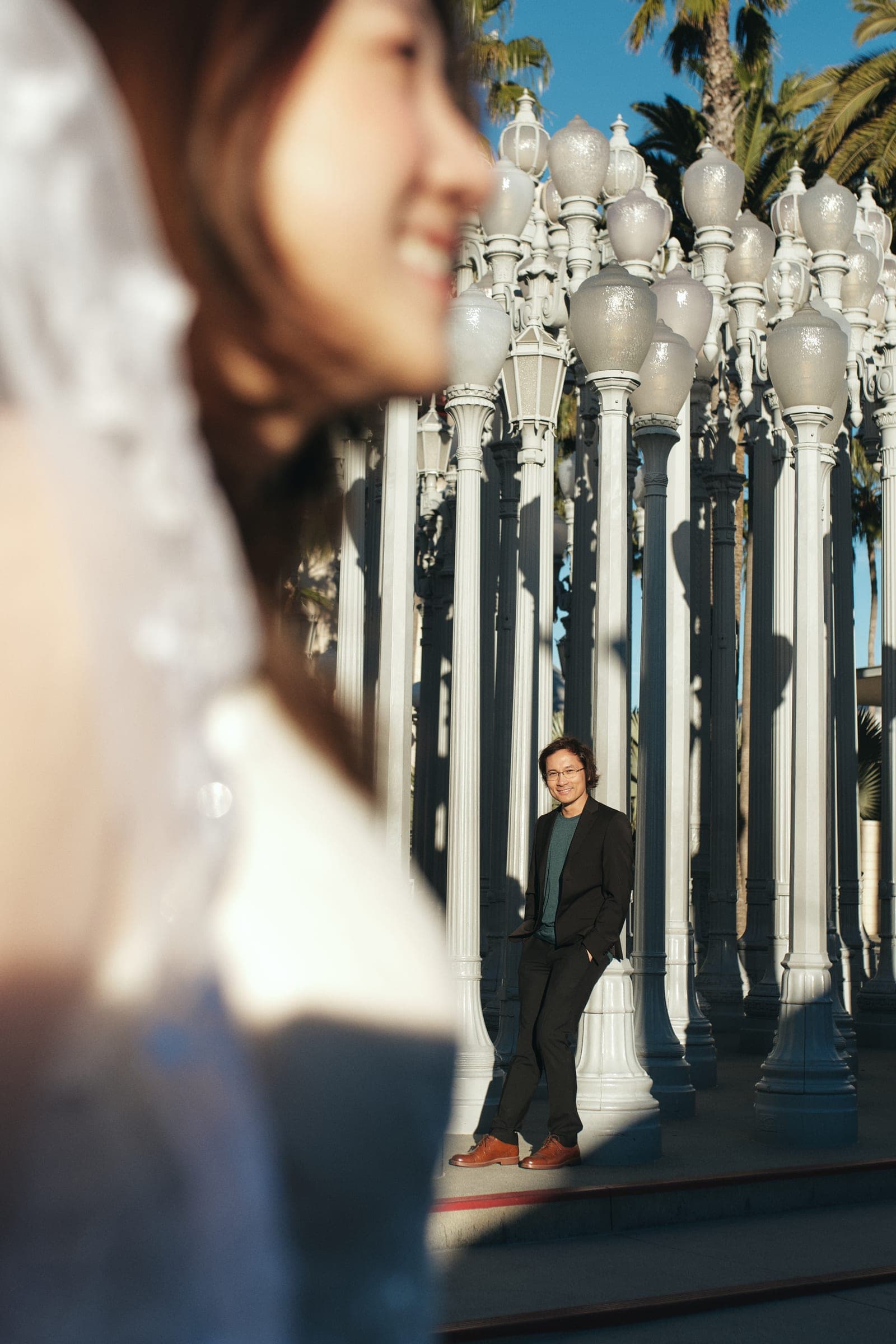 Quang & Hien — LACMA — pre-wedding photography in Downtown Los Angeles, CA — photo 2