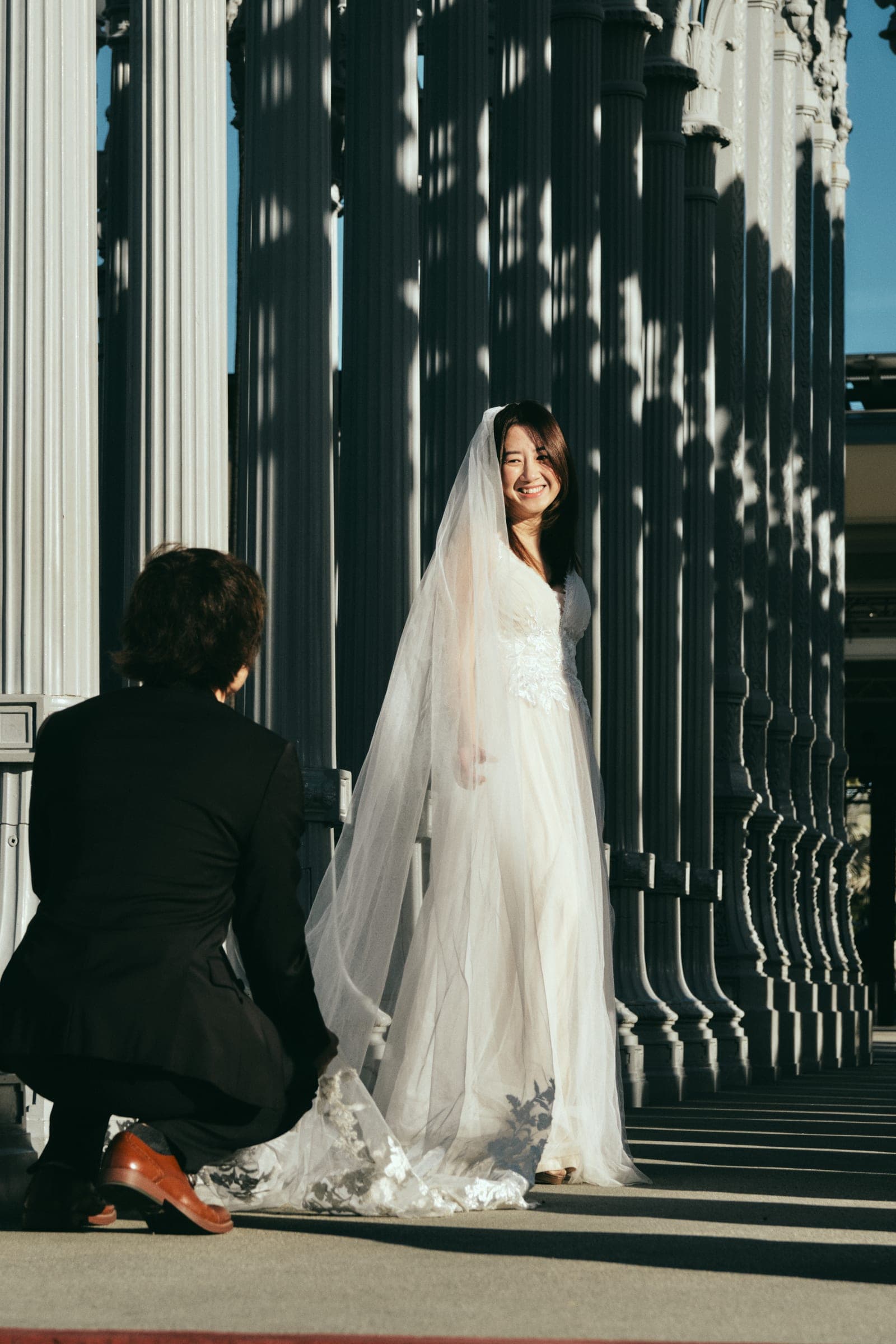 Quang & Hien — LACMA — pre-wedding photography in Downtown Los Angeles, CA — photo 22