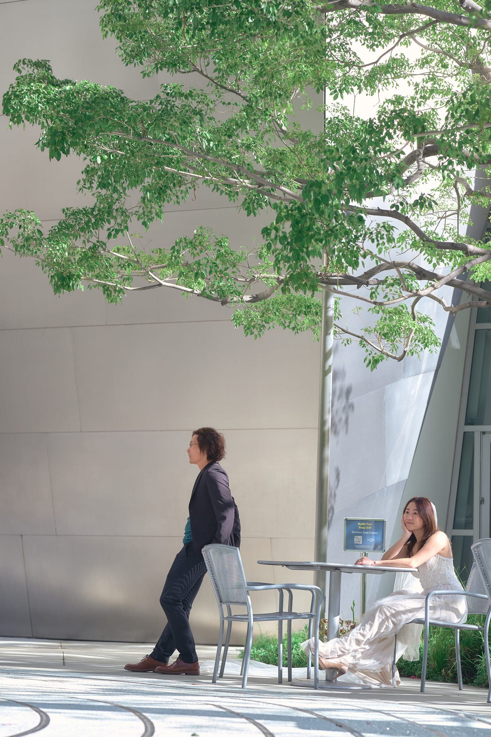 Quang & Hien — Walt Disney Concert Hall — pre-wedding photography in Downtown Los Angeles, CA — photo 13
