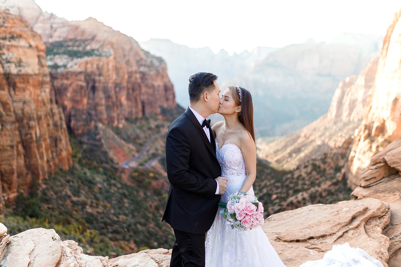 Yen & Jaden — Zion Overlook Scene — photo 3