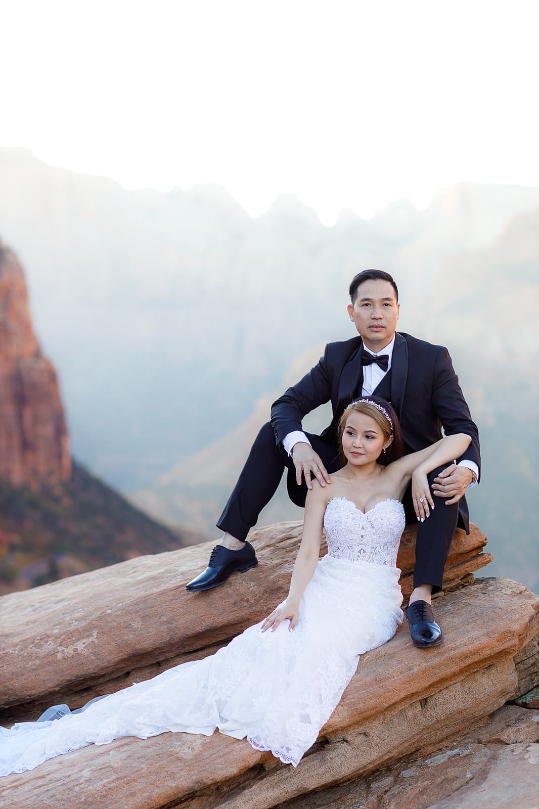 Yen & Jaden — Zion Overlook Scene — photo 7