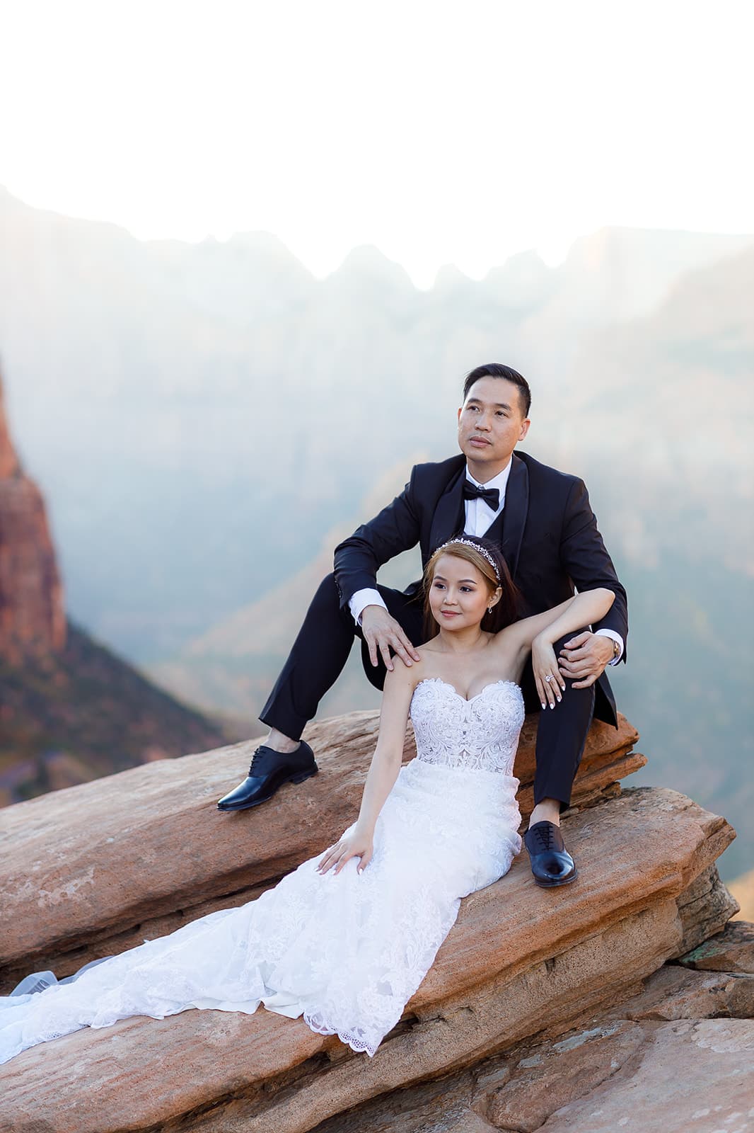 Yen & Jaden — Zion Overlook Scene — photo 8