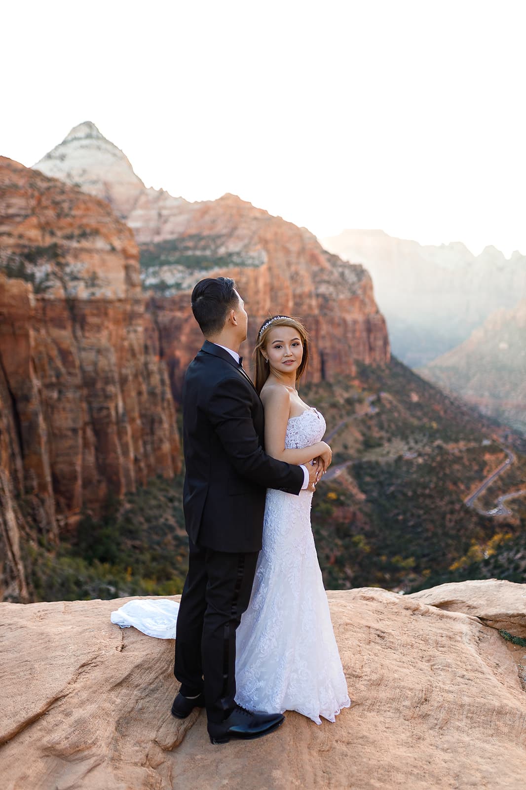 Yen & Jaden — Zion Overlook Scene — photo 13