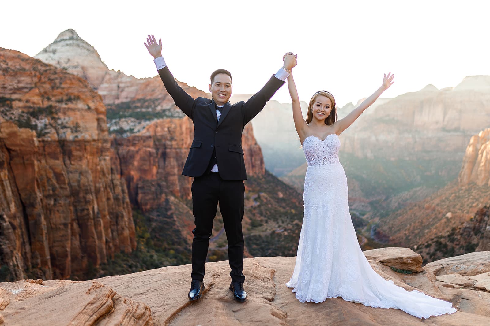 Yen & Jaden — Zion Overlook Scene — photo 17