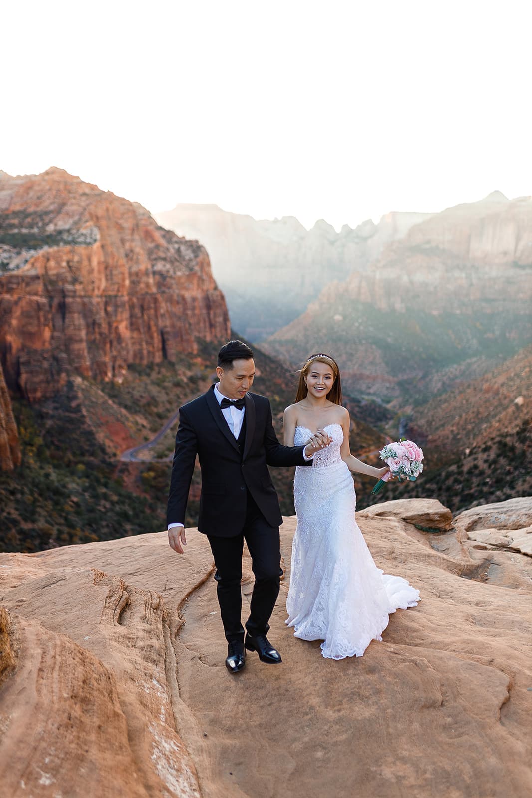 Yen & Jaden — Zion Overlook Scene — photo 18