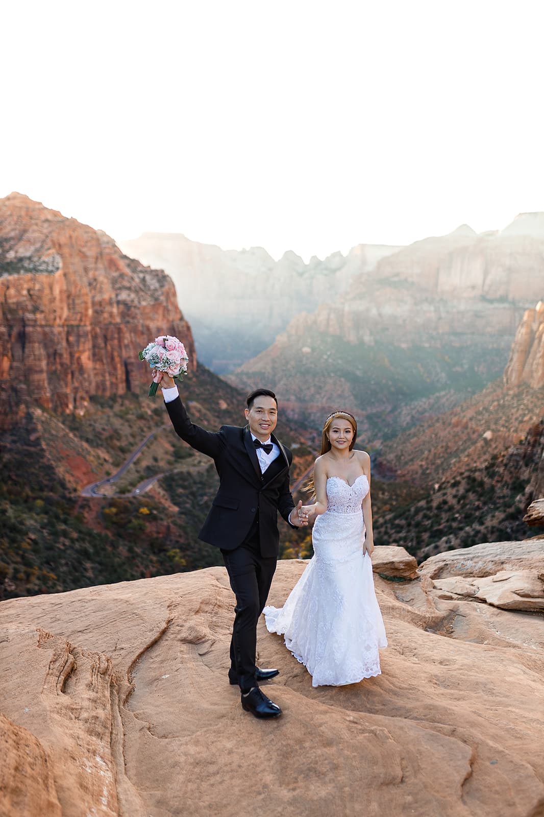 Yen & Jaden — Zion Overlook Scene — photo 20
