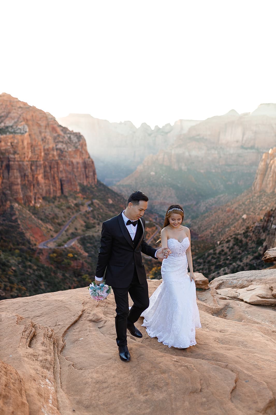 Yen & Jaden — Zion Overlook Scene — photo 21