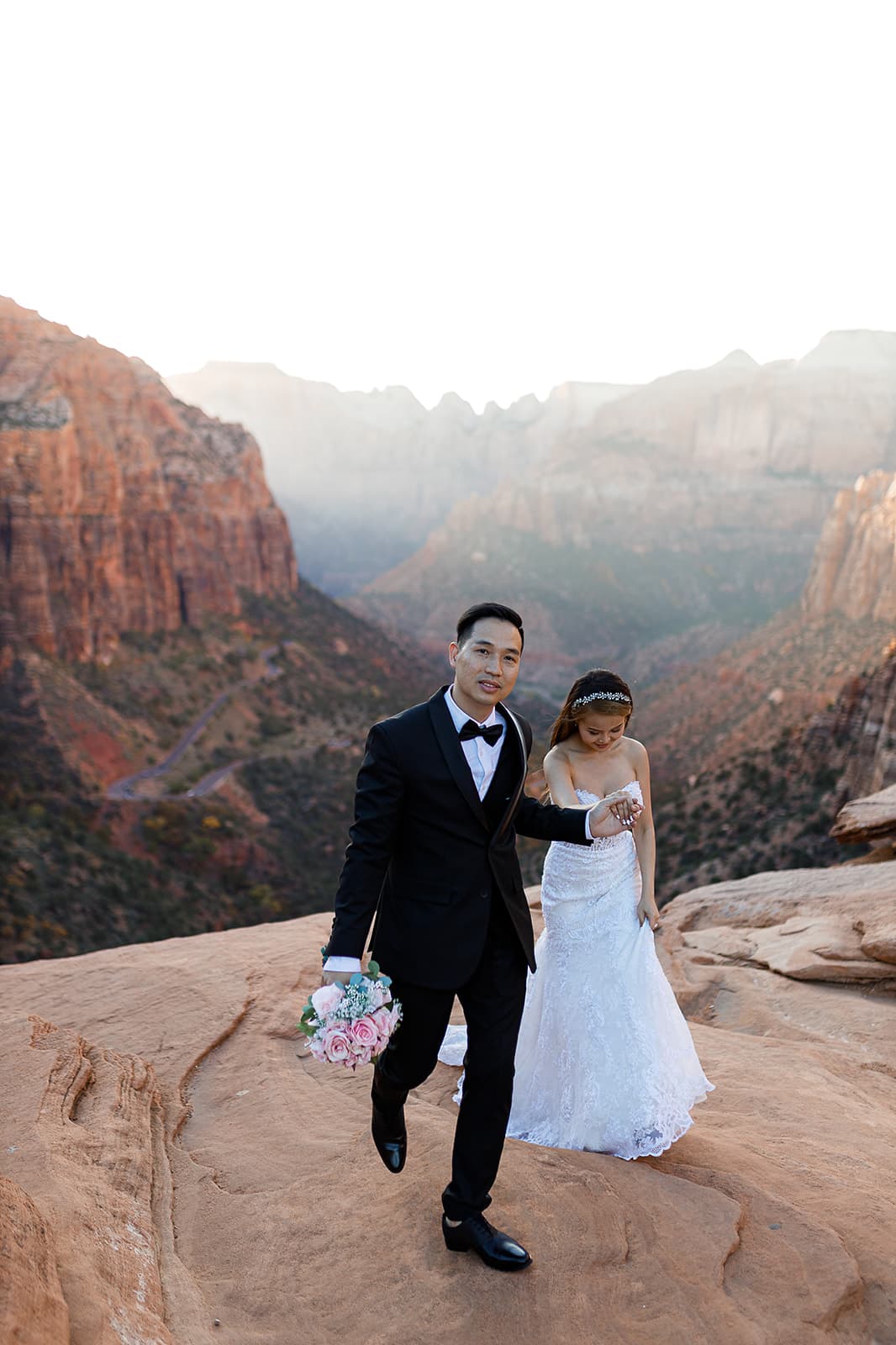 Yen & Jaden — Zion Overlook Scene — photo 22