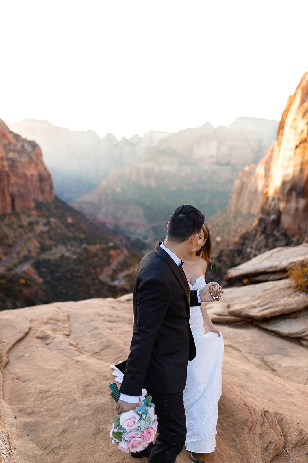Yen & Jaden — Zion Overlook Scene — photo 27
