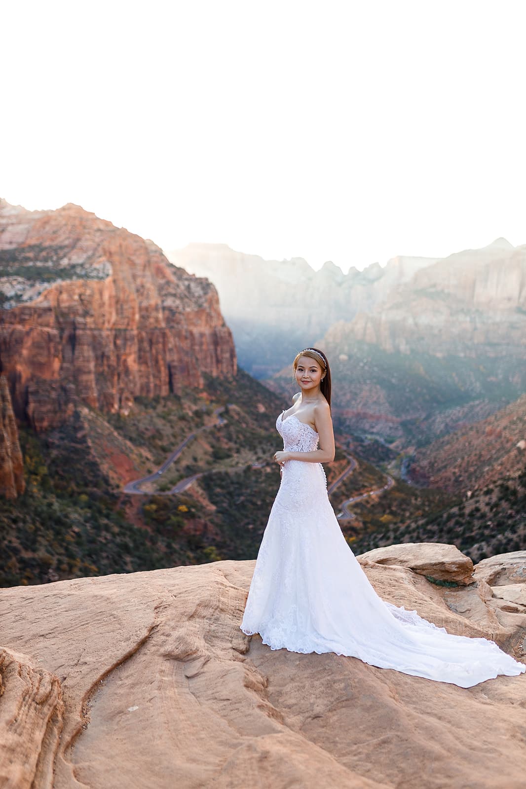 Yen & Jaden — Zion Overlook Scene — photo 30