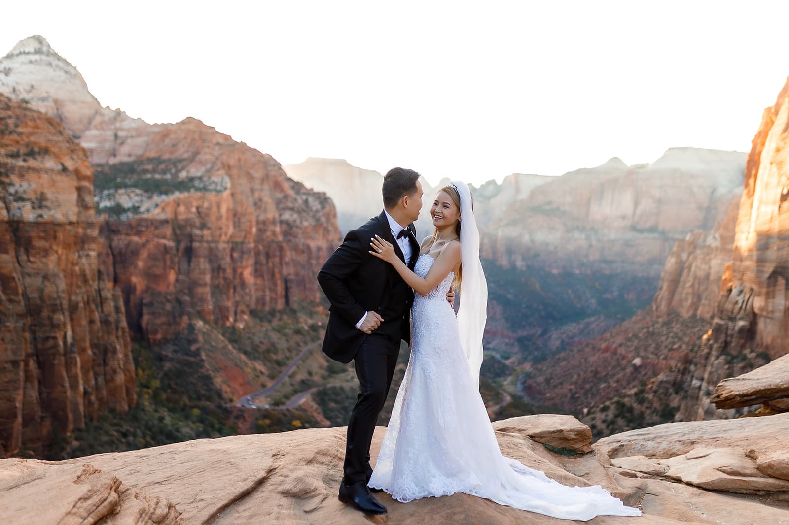 Yen & Jaden — Zion Overlook Scene — photo 37