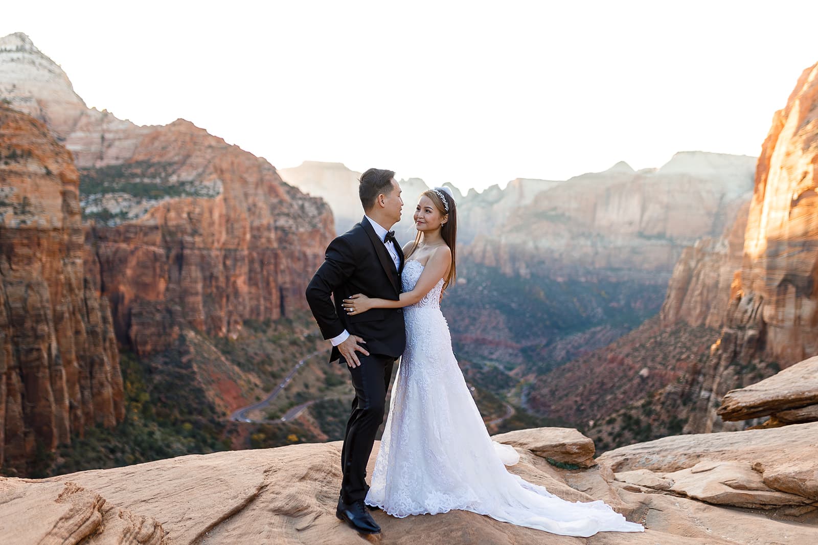Yen & Jaden — Zion Overlook Scene — photo 38