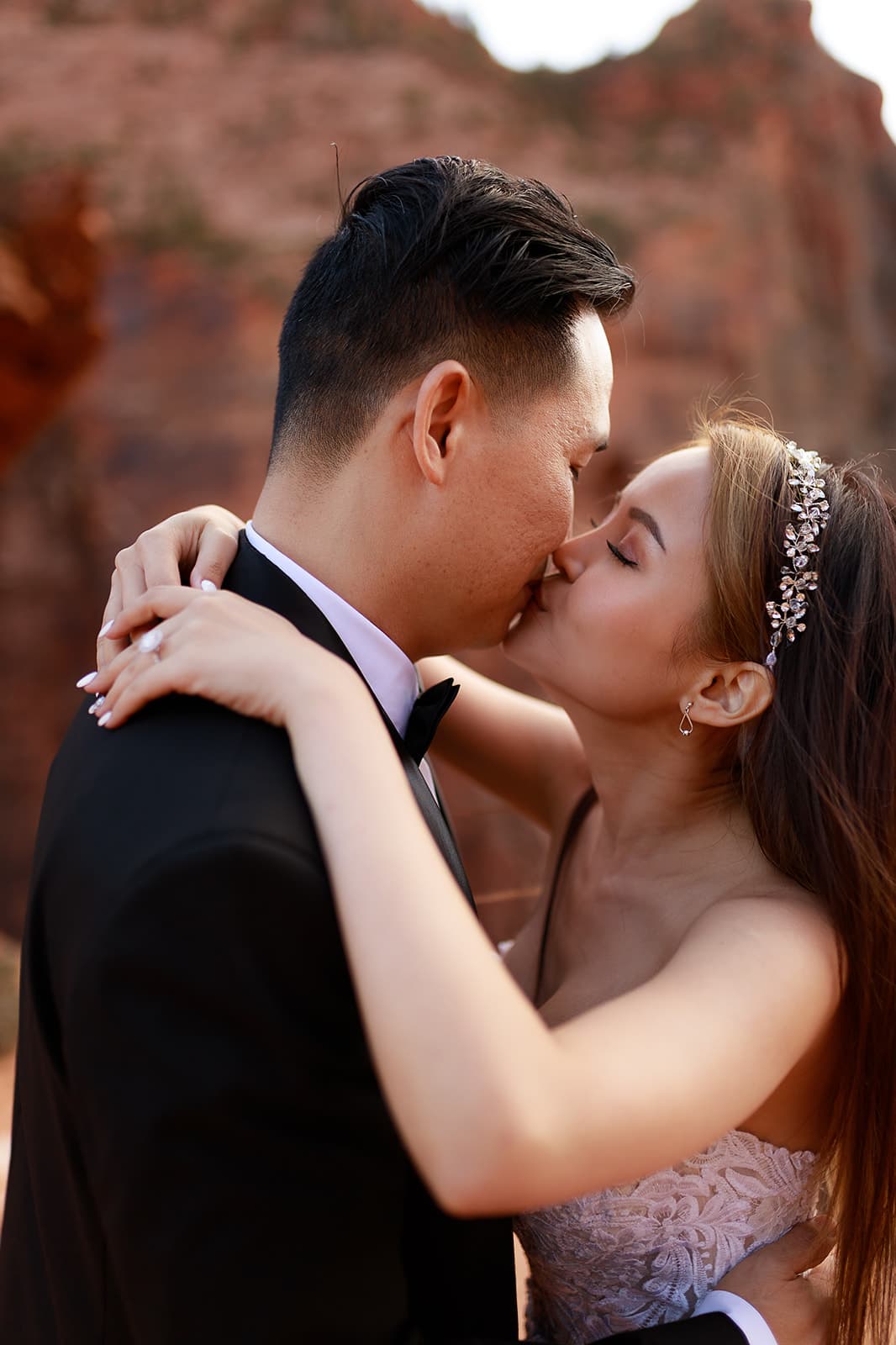 Yen & Jaden — Zion Overlook Scene — photo 48